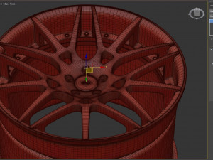 Forgiato Maglia rim printable 3D प्रिंट मॉडल