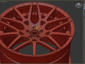 Forgiato Maglia rim printable 3D प्रिंट मॉडल