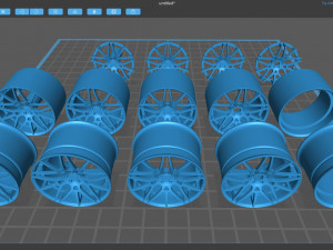 Forgiato Maglia rim printable 3D प्रिंट मॉडल