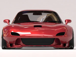 RX-7 Custom Body Kit printable 3D Print Model