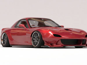 RX-7 Custom Body Kit printable 3D Print Model