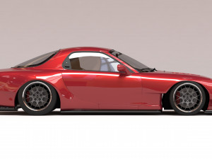RX-7 Custom Body Kit printable 3D Print Model