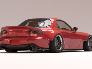 RX-7 Custom Body Kit printable 3D Print Model