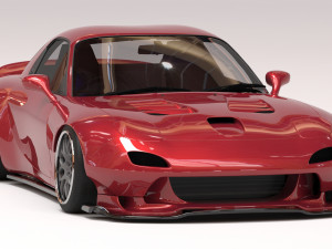 RX-7 Custom Body Kit printable 3D Print Model
