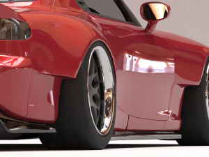 RX-7 Custom Body Kit printable 3D Print Model
