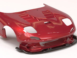 RX-7 Custom Body Kit printable 3D Print Model
