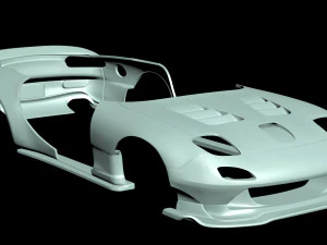RX-7 Custom Body Kit printable 3D Print Model