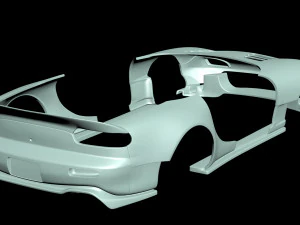 RX-7 Custom Body Kit printable 3D Print Model