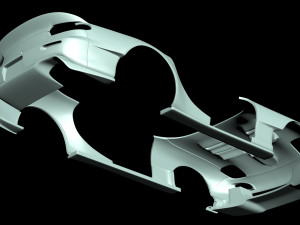RX-7 Custom Body Kit printable 3D Print Model