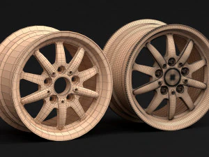 Style 27 OEM Rim printable 3D Print Model