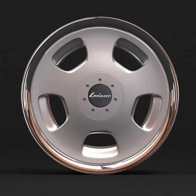 Lorinser RSK3 rim printable 3Dプリントモデル .c4d .max .obj .3ds .fbx .stl .blend