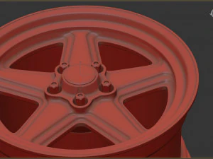 Mercedes AMG Penta wheel printable 3D Print Model