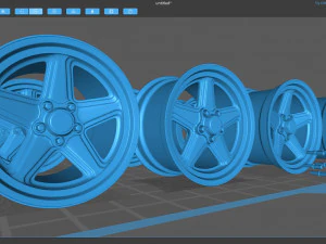 Mercedes AMG Penta wheel printable 3D Print Model