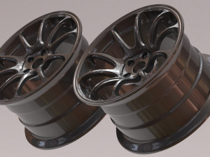 RAYS Volk Racing ZE40 printable 3D Принт Модель
