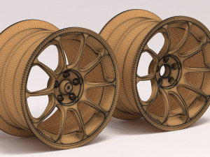 RAYS Volk Racing ZE40 printable 3D Принт Модель