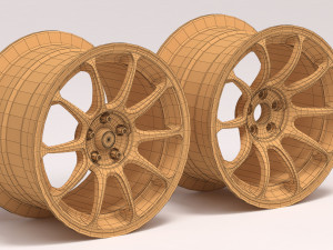 RAYS Volk Racing ZE40 printable 3D Принт Модель