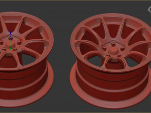 RAYS Volk Racing ZE40 printable 3D Принт Модель
