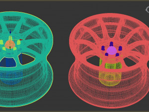 RAYS Volk Racing ZE40 printable 3D Принт Модель