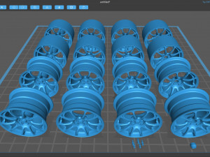 RAYS Volk Racing ZE40 printable 3D Принт Модель