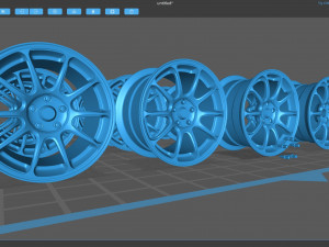 RAYS Volk Racing ZE40 printable 3D Принт Модель