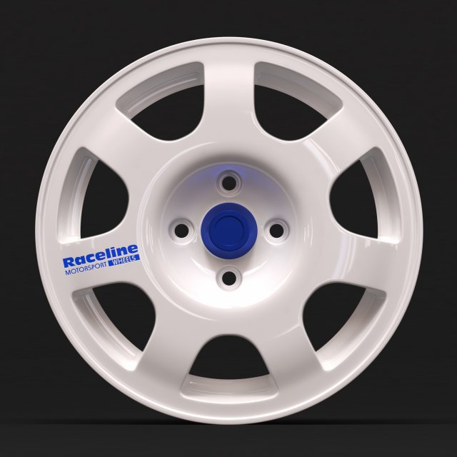 Raceline RL7 Early Version rim printable 3D Baskı Modeli .c4d .max .obj .3ds .fbx .stl .blend 