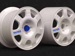 Raceline RL7 Early Version rim printable 3D Baskı Modeli