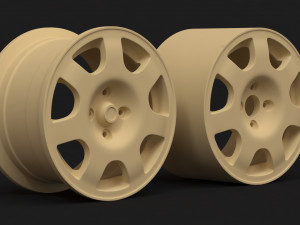 Raceline RL7 Early Version rim printable 3D Baskı Modeli