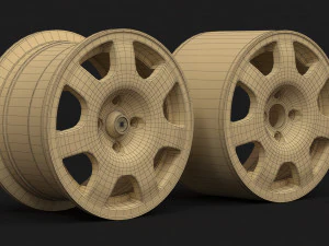 Raceline RL7 Early Version rim printable 3D Print Model