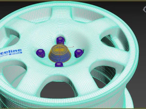 Raceline RL7 Early Version rim printable 3D Print Model