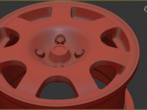 Raceline RL7 Early Version rim printable 3D Baskı Modeli
