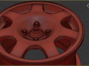 Raceline RL7 Early Version rim printable 3D Baskı Modeli