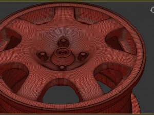 Raceline RL7 Early Version rim printable 3D Print Model