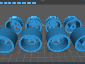 Raceline RL7 Early Version rim printable 3D Baskı Modeli
