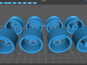 Raceline RL7 Early Version rim printable 3D Print Model