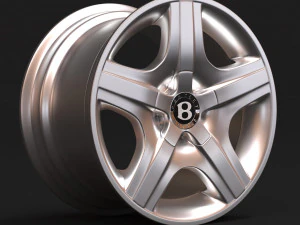 Continental GT wheel printable 3D Print Model