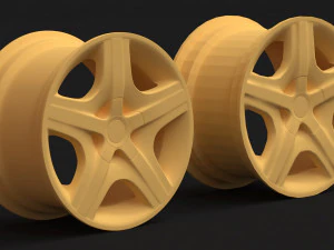 Continental GT wheel printable 3D Print Model
