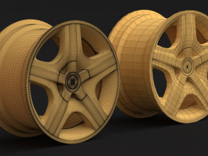 Continental GT wheel printable 3D-Druckmodell