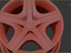 Continental GT wheel printable 3D Print Model