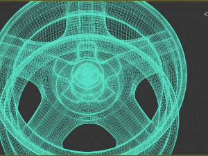 Continental GT wheel printable 3D Print Model