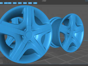 Continental GT wheel printable 3D Print Model