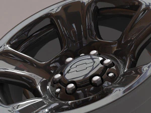 Tahoe 2021 Police Rim printable 3D Print Model