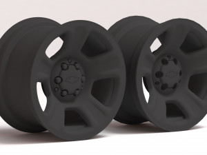 Tahoe 2021 Police Rim printable Modelo de impresión 3D