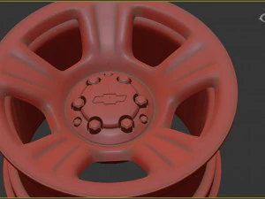 Tahoe 2021 Police Rim printable 3D Print Model
