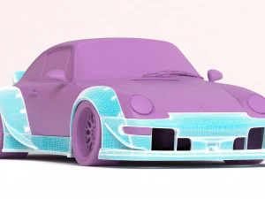 RWB 993 Ducktail Body Kit printable 3D Print Model