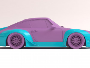 RWB 993 Ducktail Body Kit printable Modelo de impresión 3D