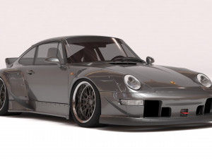 RWB 993 Ducktail Body Kit printable Modelo de impresión 3D