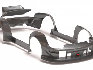 RWB 993 Ducktail Body Kit printable 3D Print Model