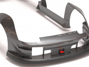 RWB 993 Ducktail Body Kit printable Modelo de impresión 3D
