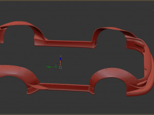 RWB 993 Ducktail Body Kit printable Modelo de impresión 3D