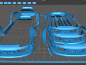 RWB 993 Ducktail Body Kit printable 3D Print Model